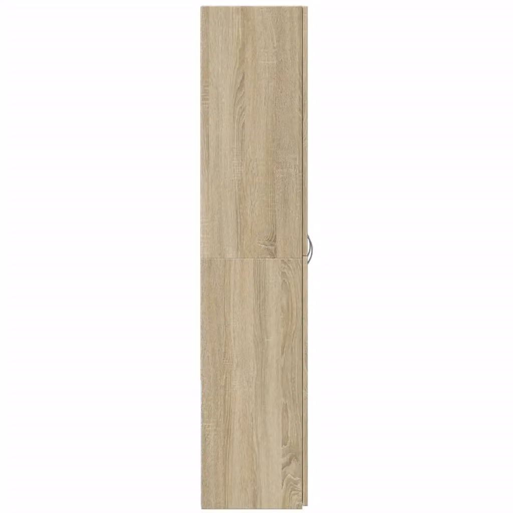 Berkfield Home Sonoma Oak File Cabinet in Brown, W/D/H: 60 x 32 x 153 cm – 2