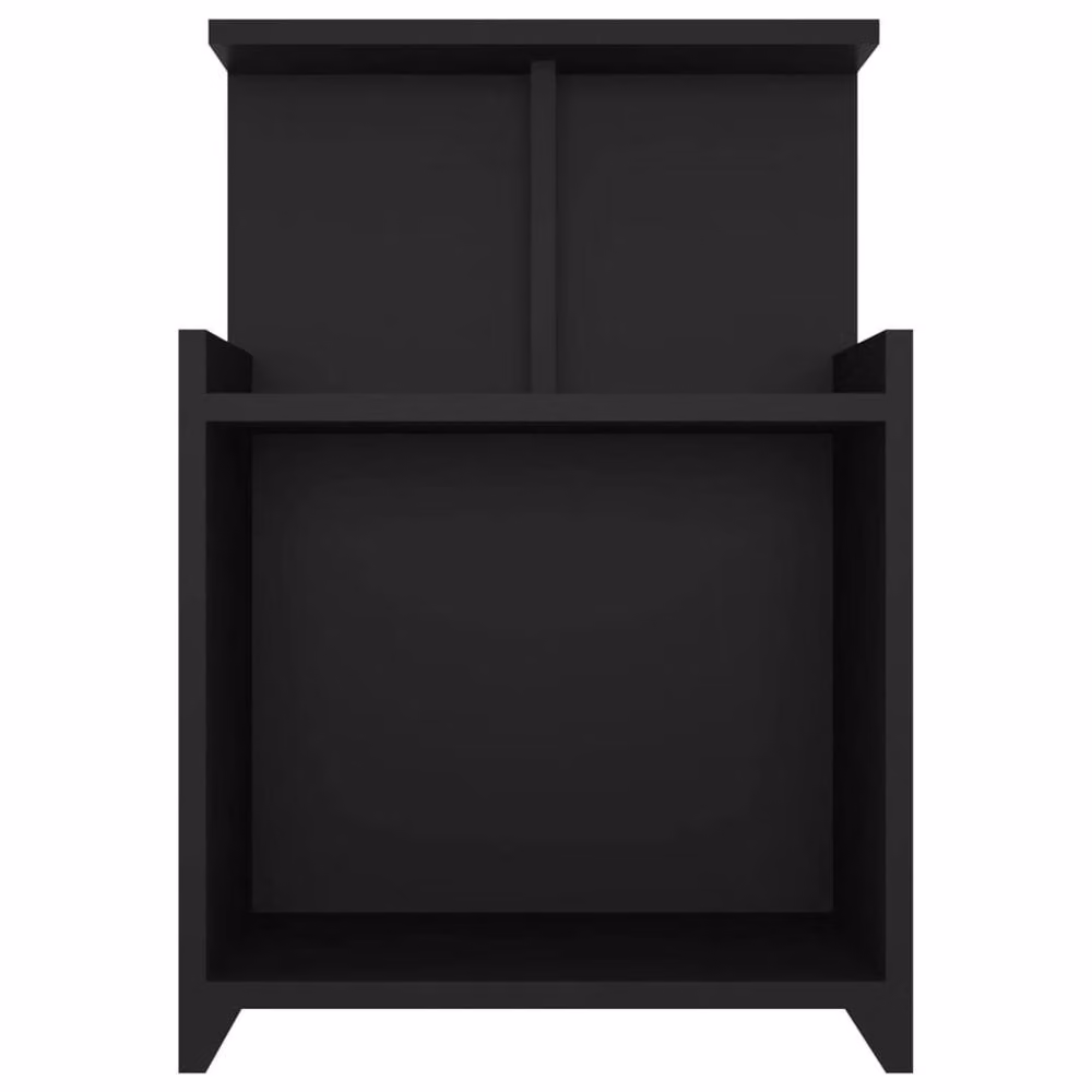 Berkfield Home Bed Cabinet in Black, W/D/H: 40 x 35 x 60 cm – 3