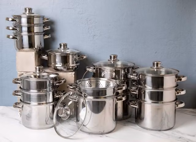 KitchenCraft Stainless Steel Universal Steamer - Silver
