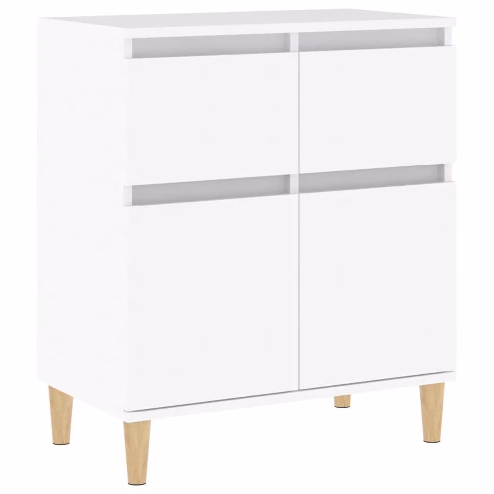 Berkfield Home White Sideboard in Engineered Wood, W/D/H: 60 x 35 x 70 cm – 2