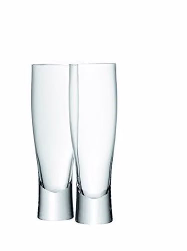 LSA International Bar Lager Beer Glass, Set of 2, Transparent, 550 ml – 1