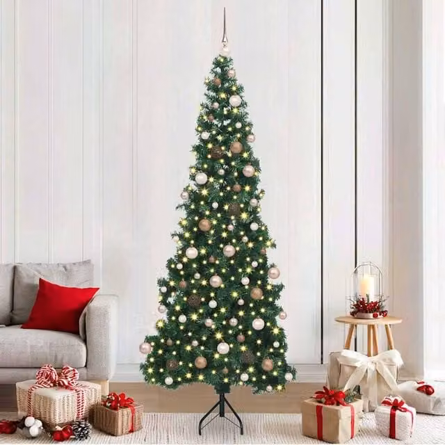 Berkfield Home Green Artificial Christmas Tree, Height: 210 cm