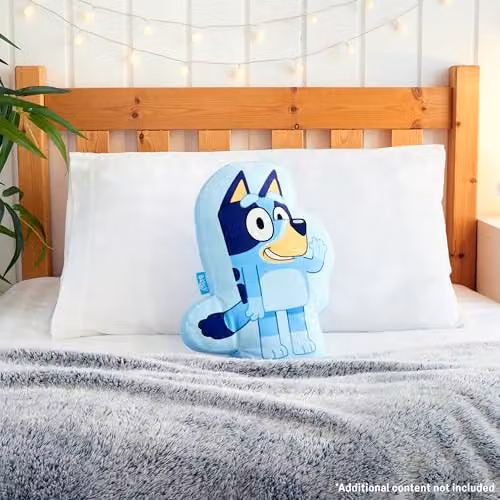 Halentex Bluey 3D Plush Cushion for Children in Blue – 4