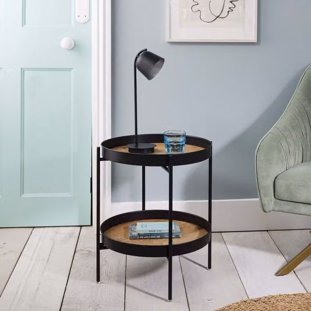 Noa and Nani Solna Large Side Table in Black
