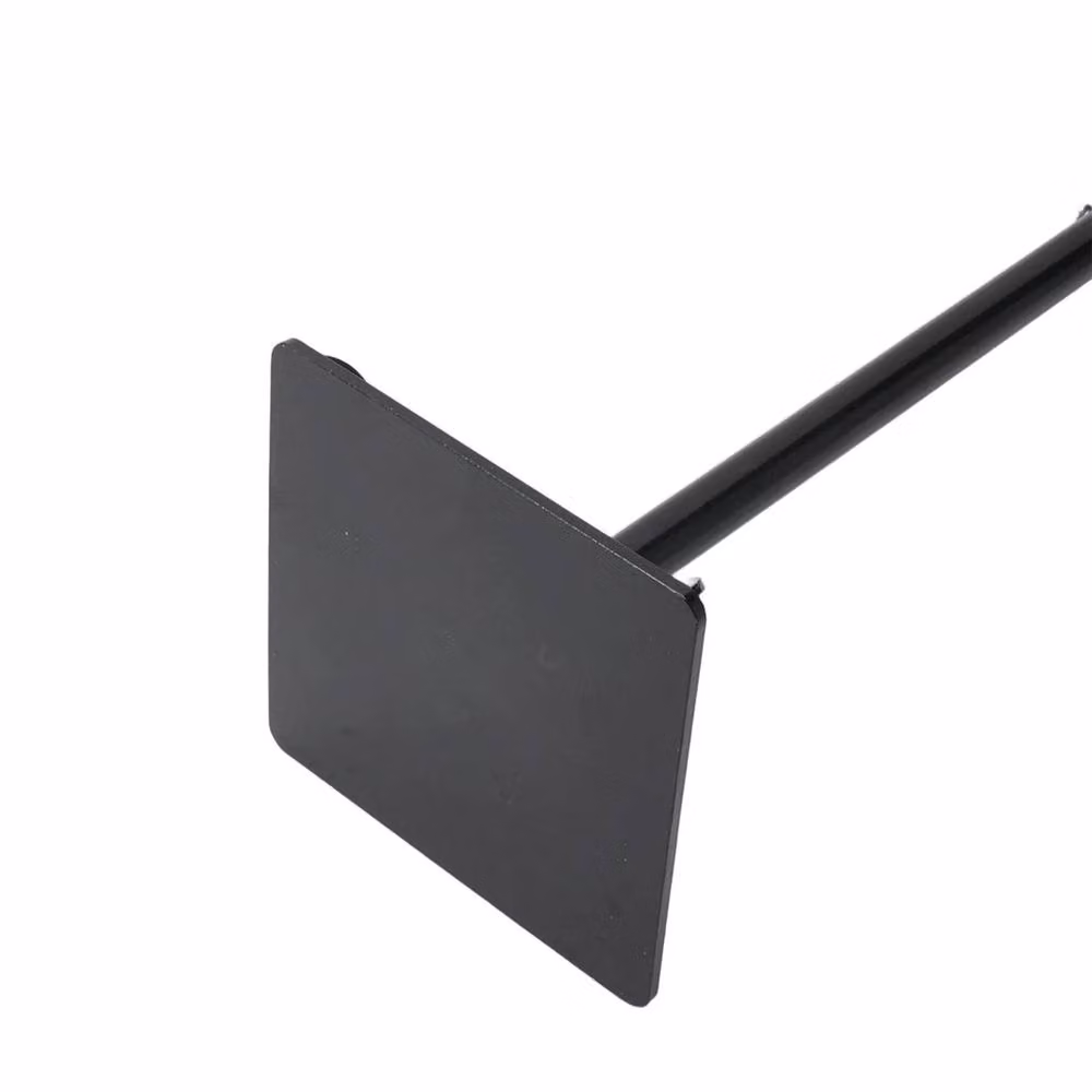 FLAVORA Heavy Duty Metal Ground Tamper Adjustable Soil Rammer, Black, 1.25 kg – 2