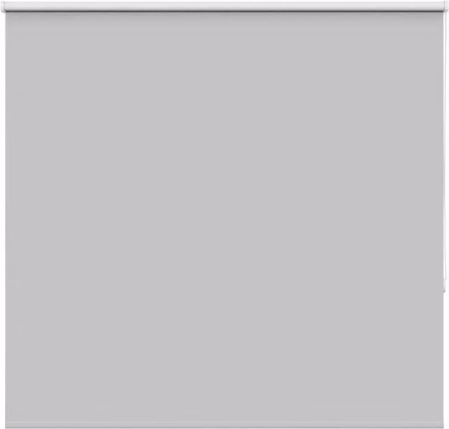 Berkfield Home Blackout Roller Blind in Light Grey, Thermal Insulating Polyester, W: 160 cm, H: 130 cm