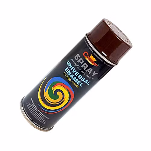 Sola 2 x 400 mL Nut Brown (RAL 8011) Universal High Gloss Enamel Spray Paint for Metal, Wood, Plaster and Plastics – 4