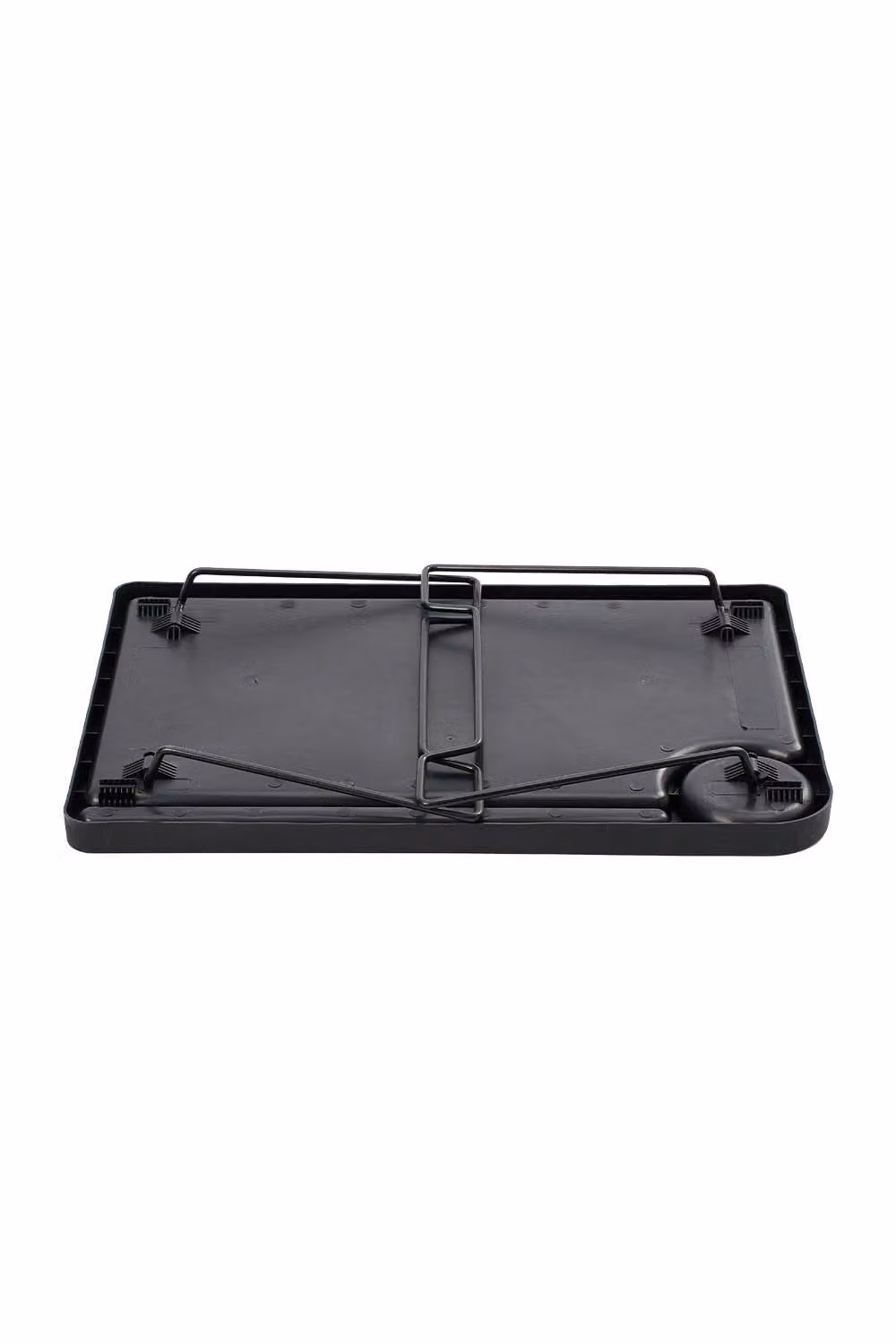 Living and Home Folding Laptop Bed Table with Tablet Groove and Cup Slot in Black – 6
