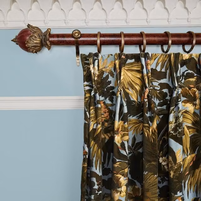 House of Hackney Limerence Velvet Curtain in Sky Blue
