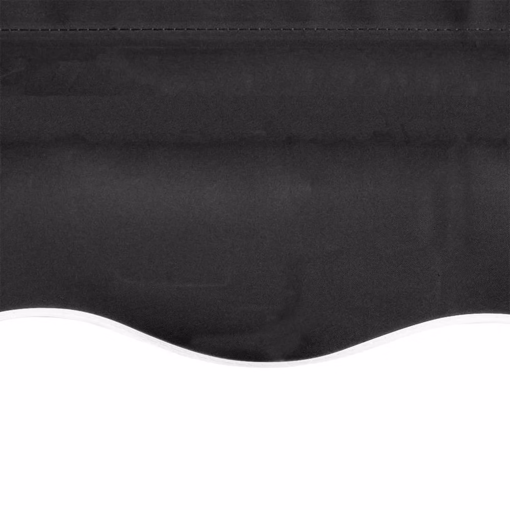 Berkfield Home Durable Polyester Awning Sunshade Canvas in Anthracite Black, W: 300 cm, D: 250 cm – 2
