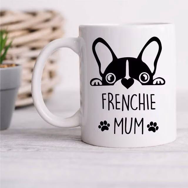 60 Second Makeover Frenchie Mum White Ceramic Mug – 1