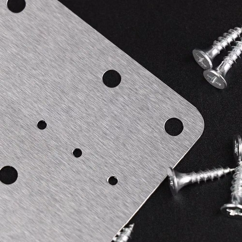 PAWNORA 12 Plate 72 Screw Cupboard Hinge Repair Kit in Silver Stainless Steel – 5