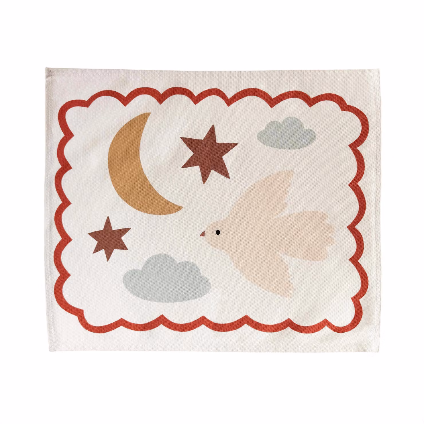 Kid of the Village Night Sky Canvas Wall Hanging for Children, Multicolour Rectangular Textile Banner, W/H: 50 x 40 cm – 2