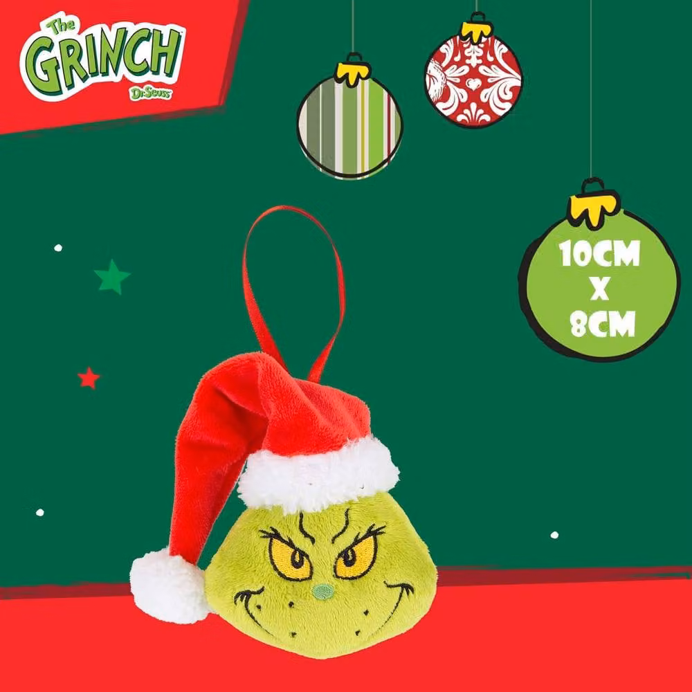 VFM e-Store Grinch Christmas Tree Hanging Ornament, Green, W: 10 cm, H: 8 cm – 2