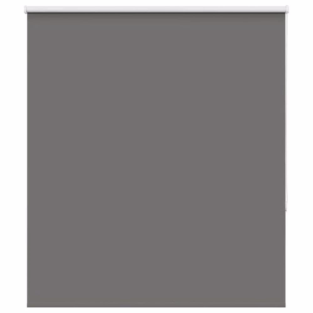 Berkfield Home Grey Blackout Roller Blind, Thermal Insulating Polyester, W: 140 cm, H: 175 cm – 2