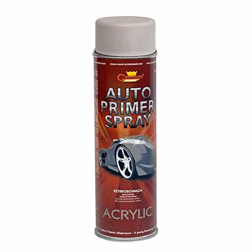 Sola Grey Acrylic Auto Primer Spray, 2 x 500 mL Anti-Corrosion Undercoat for Metal and Steel – 4