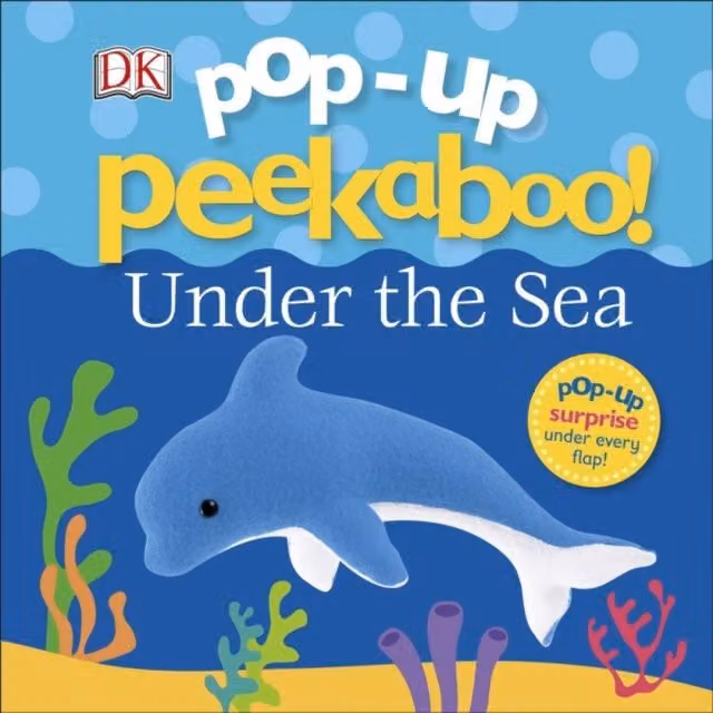 DK Pop-Up Peekaboo Under The Sea Board Book, Multicolour