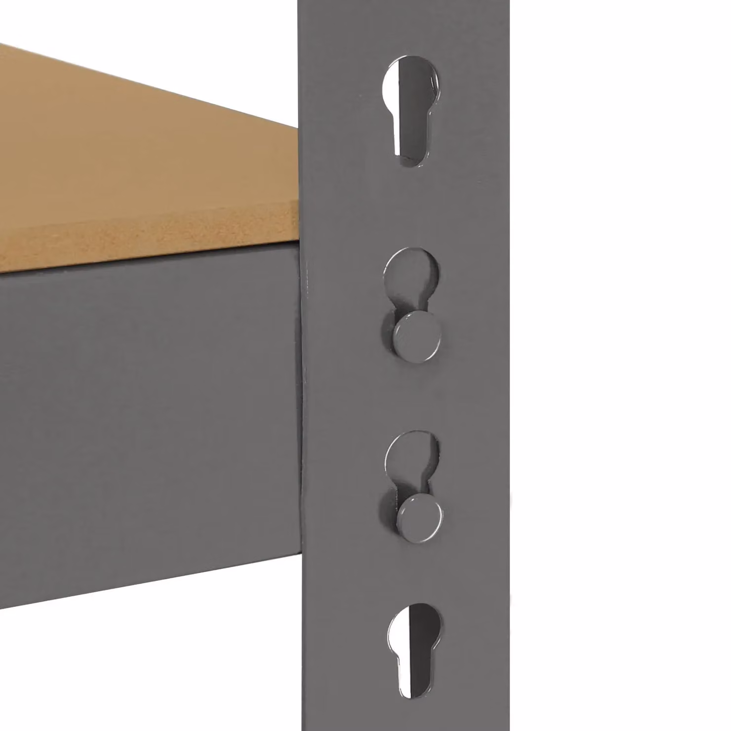 Monstershop Q-Rax Heavy Duty Storage Shelving, Grey, W: 160 cm, D: 60 cm – 4