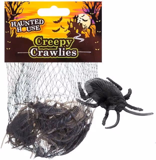 VFM e-Store Halloween Creepy Crawlies Spiders Party Pack in Black