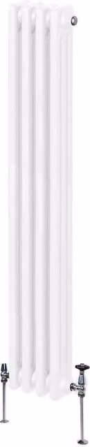 Monstershop Traditional 3 Column Steel Radiator, White, H 150 cm x W 20.2 cm x D 10 cm – 1