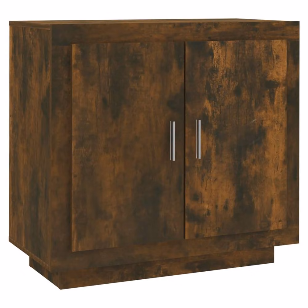 Berkfield Home Smoked Oak Sideboard in Brown, W/D/H: 80 x 40 x 75 cm – 2