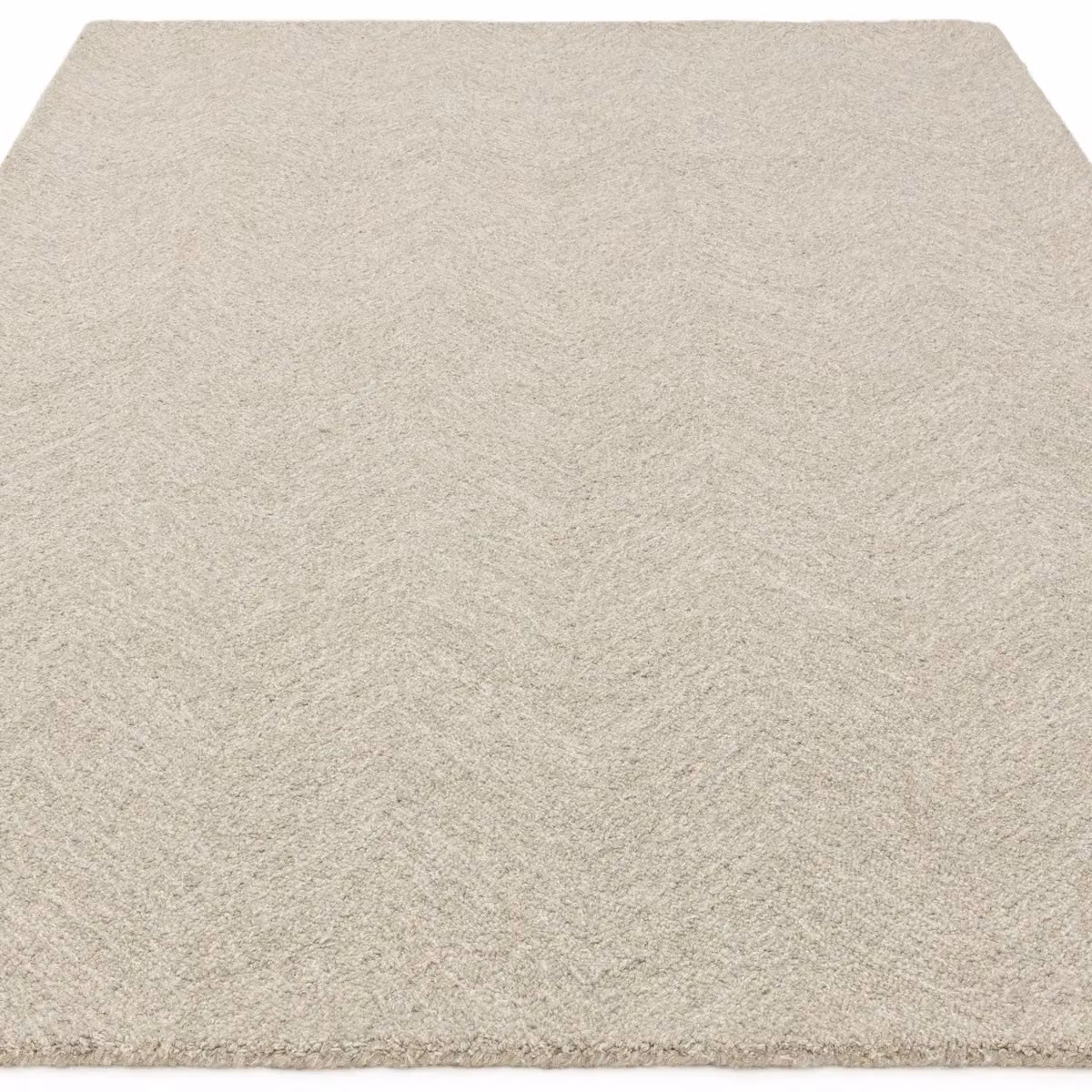 The Rug Shop UK Beige Handmade Modern Abstract Polyester Easy To Clean Rug W: 160 cm, D: 230 cm – 2