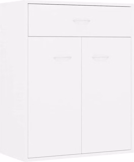 Berkfield Home White Sideboard in MDF, W/D/H: 60 x 30 x 75 cm – 1