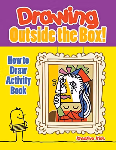 Kreative Kids Drawing Outside the Box! How to Draw Activity Book, Multicolour