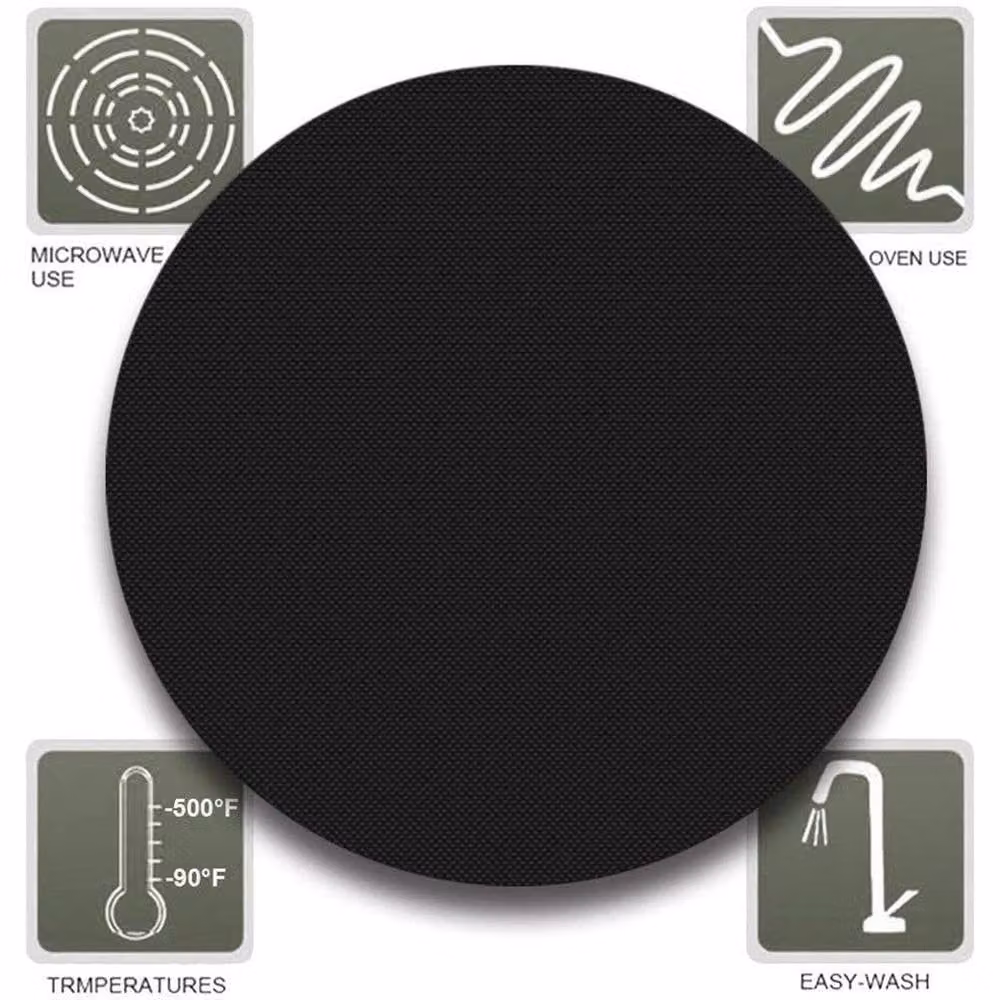 SPETLEK 3-Piece Round Black BBQ Grill Mat Set – 2