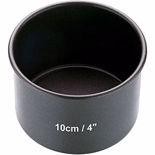 MasterClass Non-Stick Carbon Steel Round Springform Cake Tin, Grey, Diameter: 10 cm