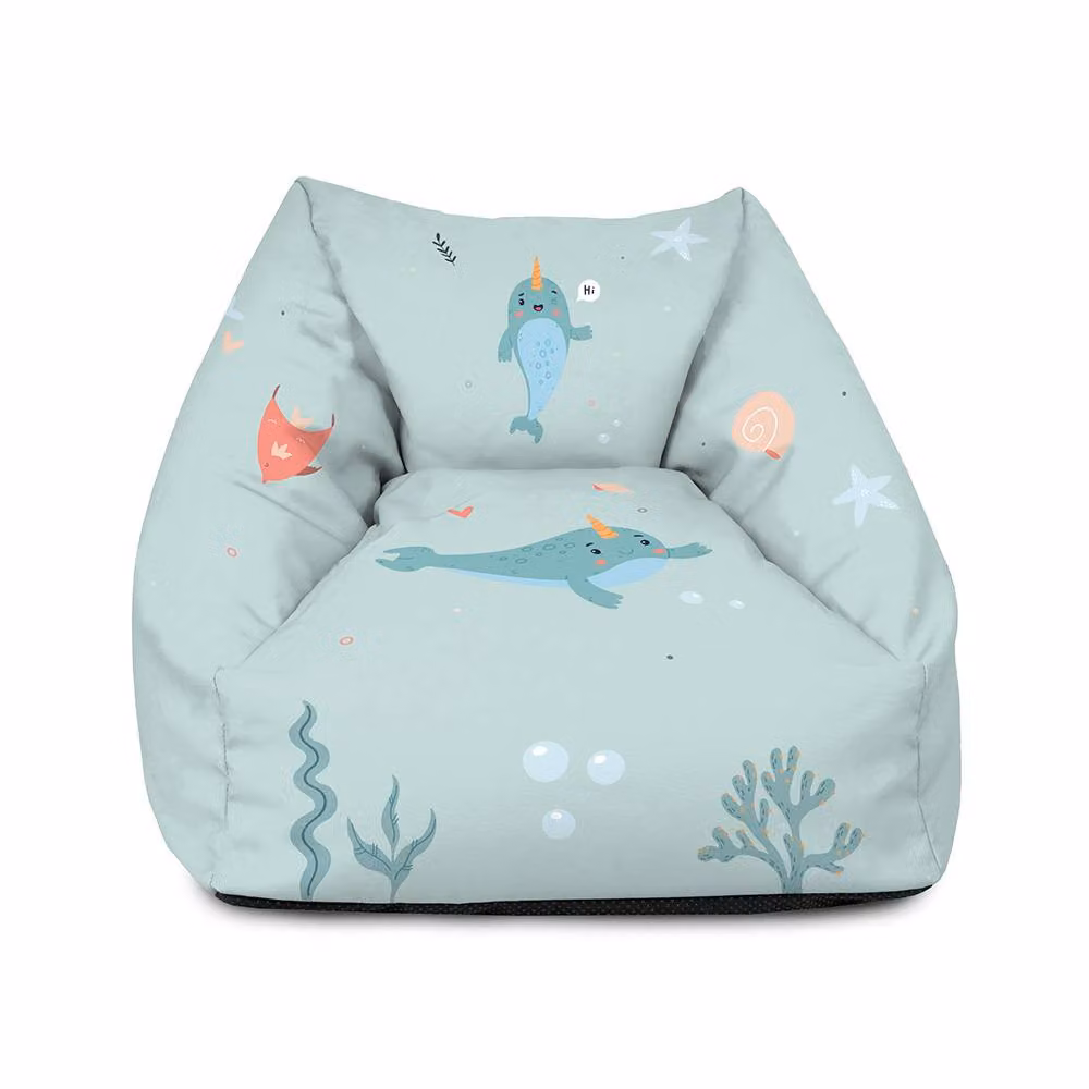rucomfy Indoor Under Sea Snuggle Chair Kids Bean Bag Seat, Multicolour – 2