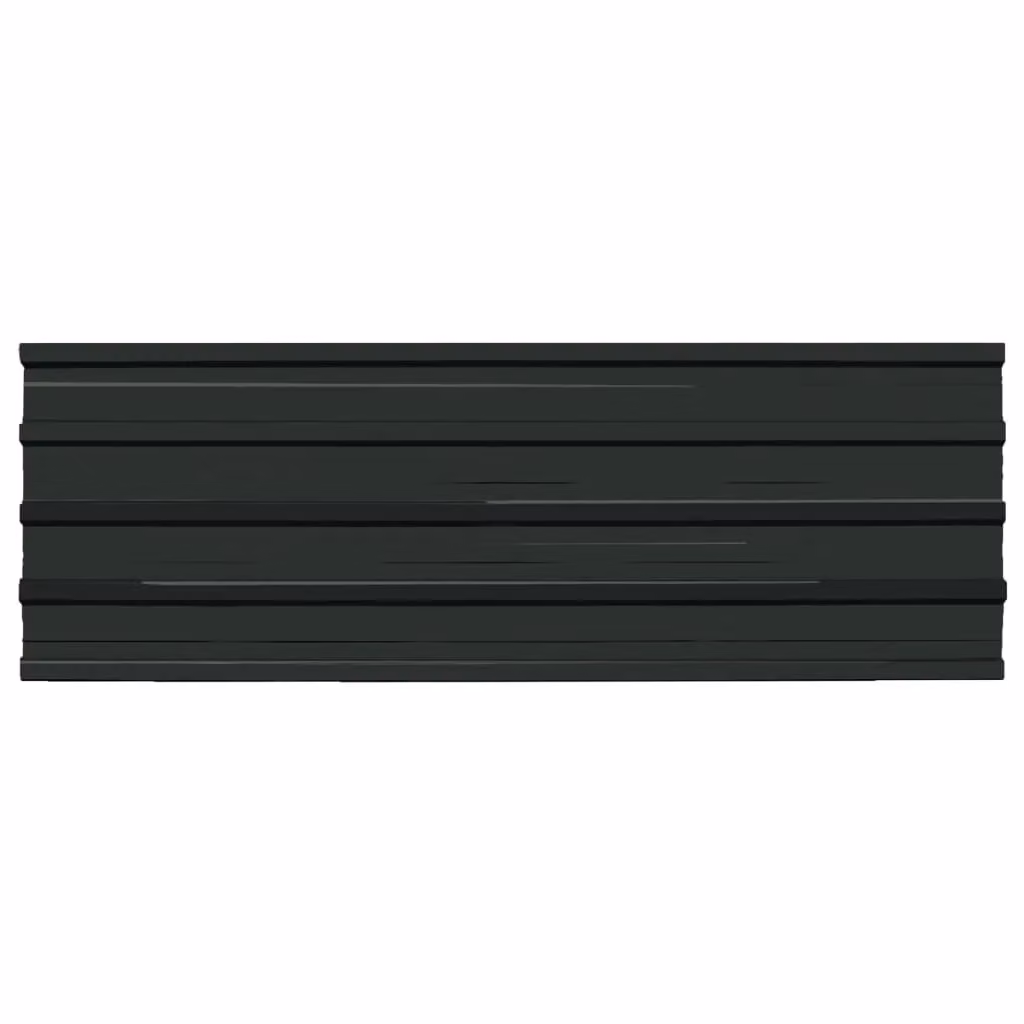 Berkfield Home Roof Panels, 12 Piece Galvanised Steel in Anthracite – 2