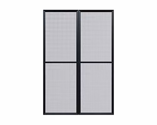 Palram Lean To Greenhouse Sliding Screen Door Set in Grey and Dark Grey, W: 137 cm, H: 204.8 cm