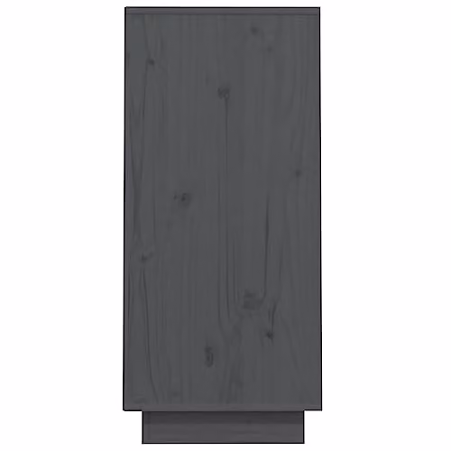 vidaXL Modern Grey Console Cabinet in Solid Pine Wood – 3