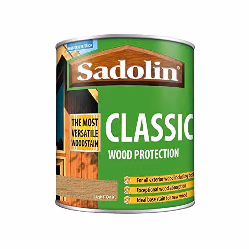 Sadolin Classic Weatherproof Wood Protection, Oak, 1L