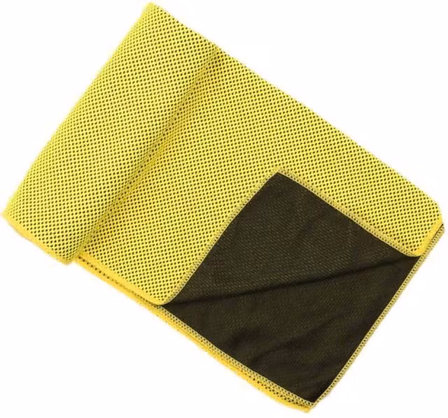 Quipulse Two-Tone Cooling Towel in Yellow