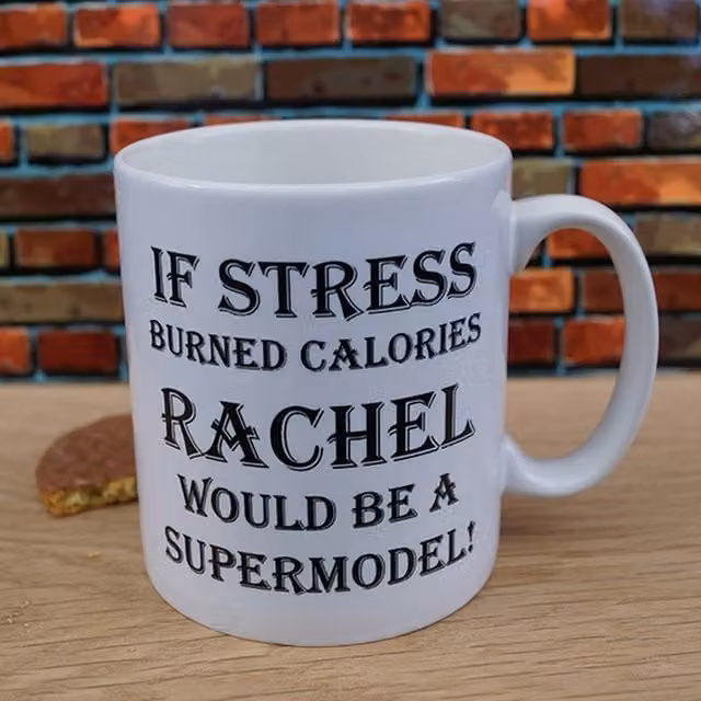 Uniqueful Personalised Super Model Mug in White – 1
