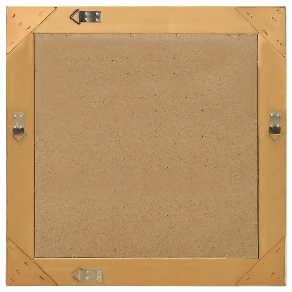 Berkfield Home Antique Gold Baroque Style Square Wall Mirror W: 60 cm, H: 60 cm – 2