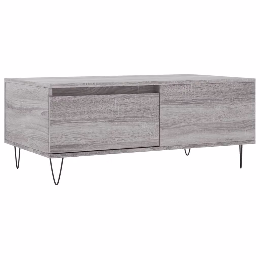 Berkfield Home Grey Sonoma Coffee Table, W: 90 cm, D: 50 cm, H: 36.5 cm – 2