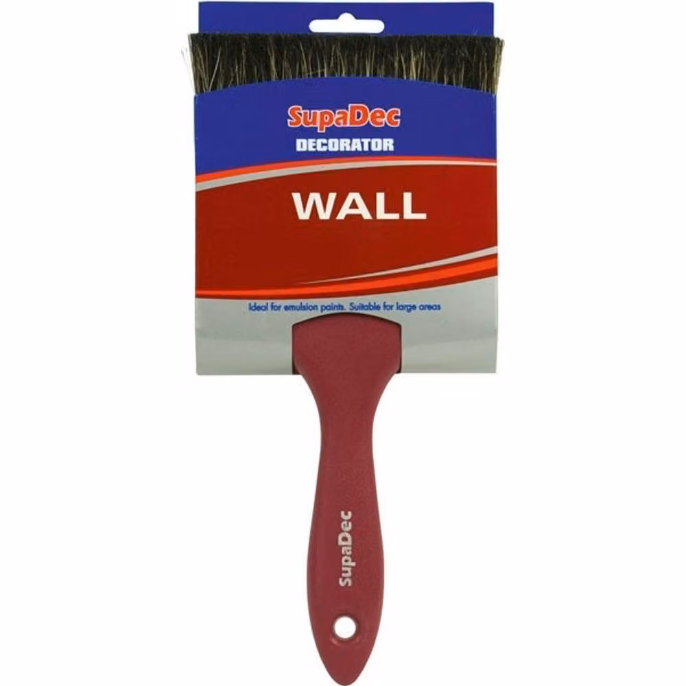 SupaDec Drator Wall Brush, Red, 10 cm – 2
