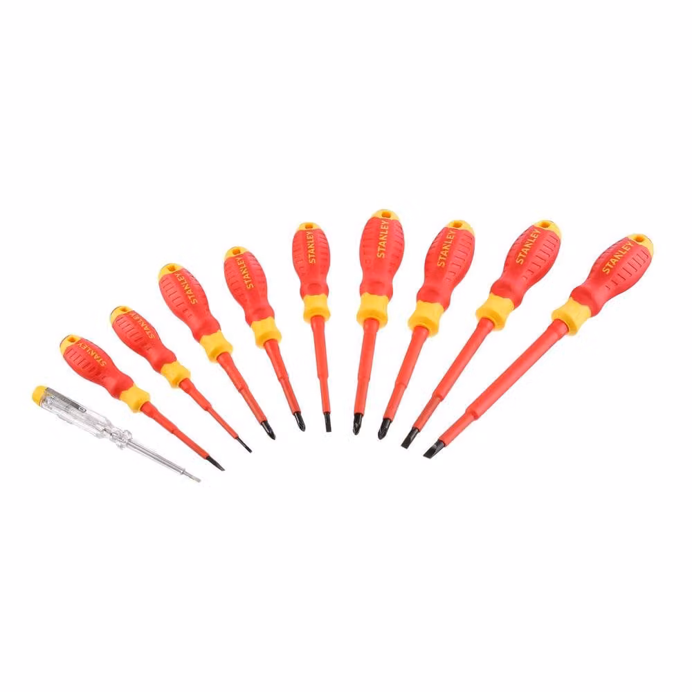 Stanley Insulated Screwdriver Set, 10 Pack, Red – 2