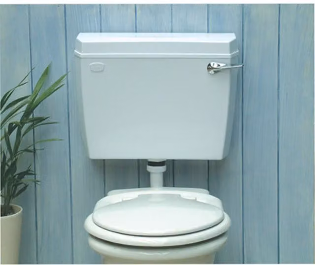 Thomas Dudley Acclaim S WC Cistern in White with Water Saving Feature