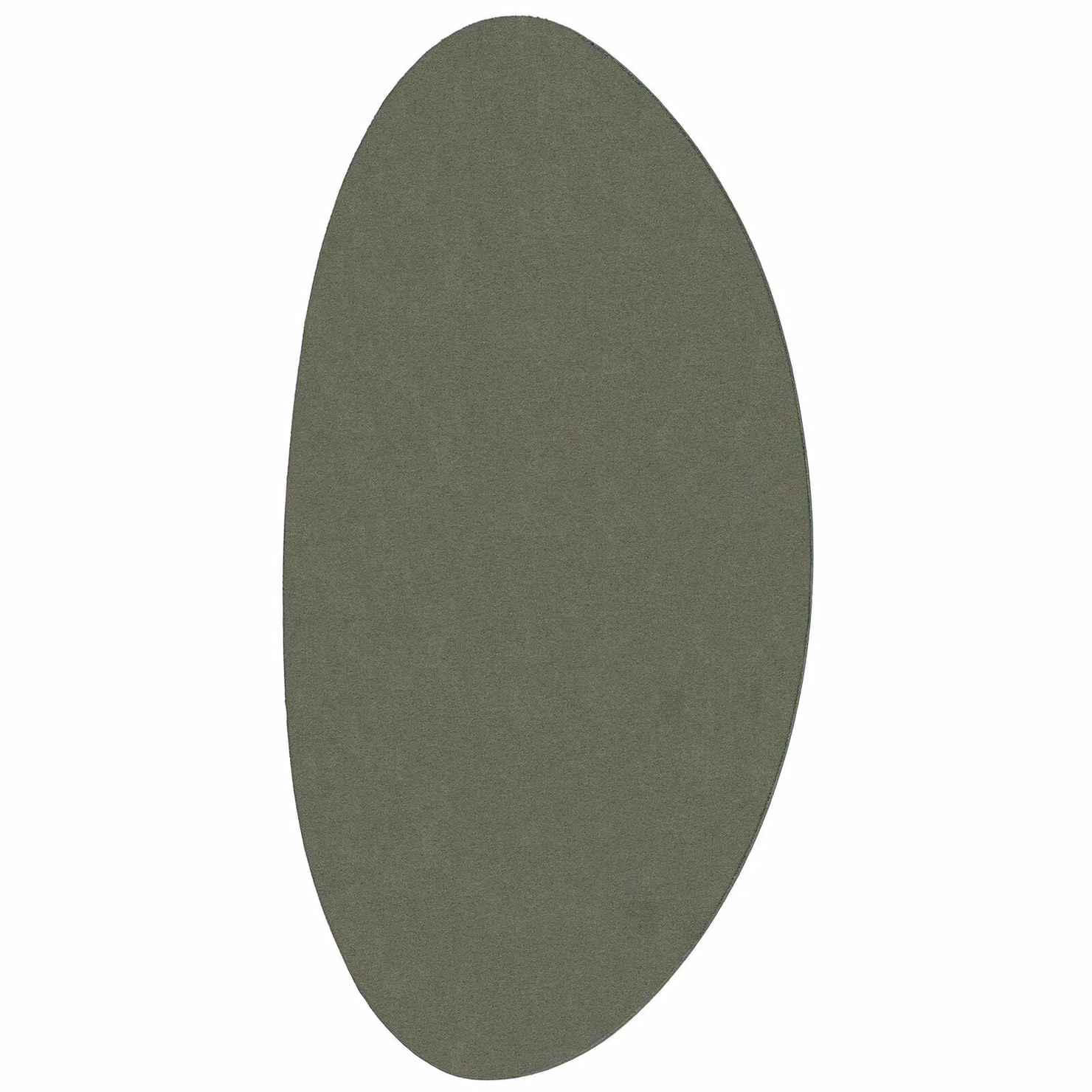 Berkfield Home HUARTE Oval Rug, Forest Green, W: 80 cm x L: 150 cm, Washable Short Pile Polyester – 2