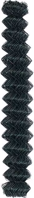 Berkfield Home Green PVC-Coated Steel Chain Link Fence, H: 1.6 m x W: 25 m