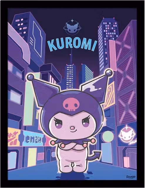 Sanrio Ambition Multicolour Framed Paper Wall Poster – 1