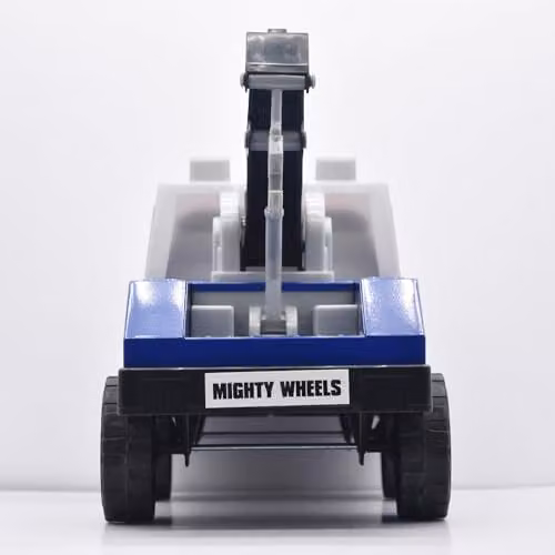 Mighty Wheels Steel Tow Truck Toy with Lights, Sounds and Movable Boom and Hook – 3
