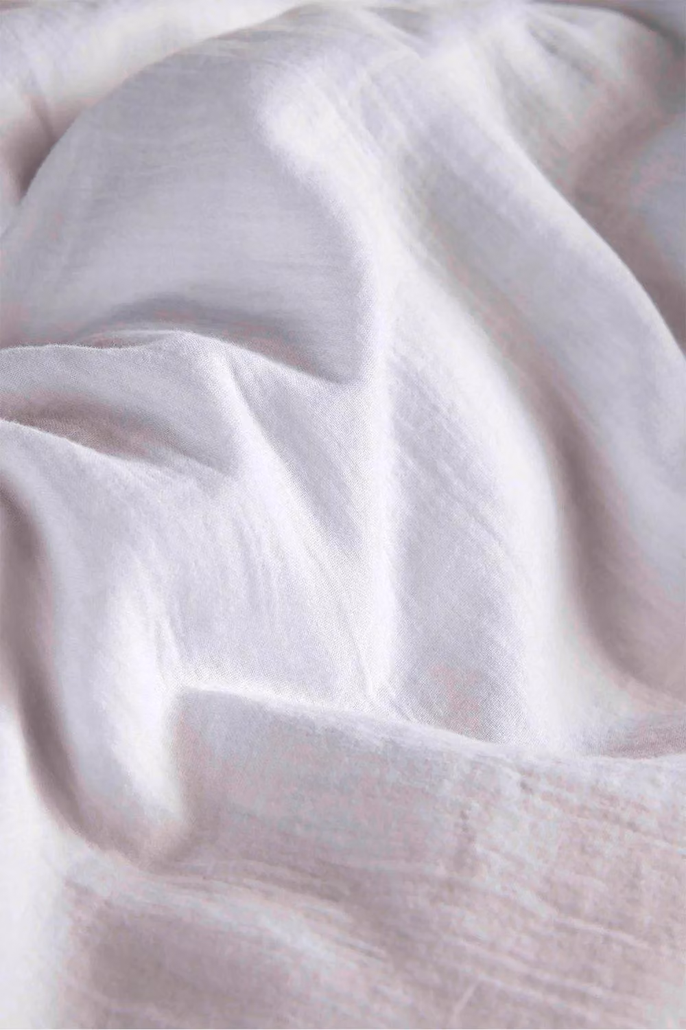 Christy Organic Cotton Duvet Cover and Pillowcase Set in White – 2