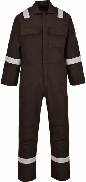 Portwest Bizweld Iona Work Overall Coverall in Black, Size: Large – 1