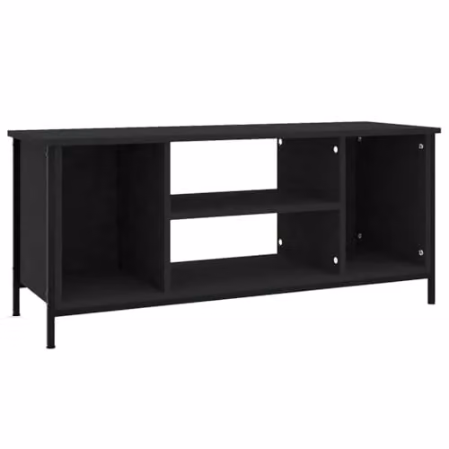 vidaXL Modern Black TV Cabinet W/D/H: 102 x 35 x 45 cm