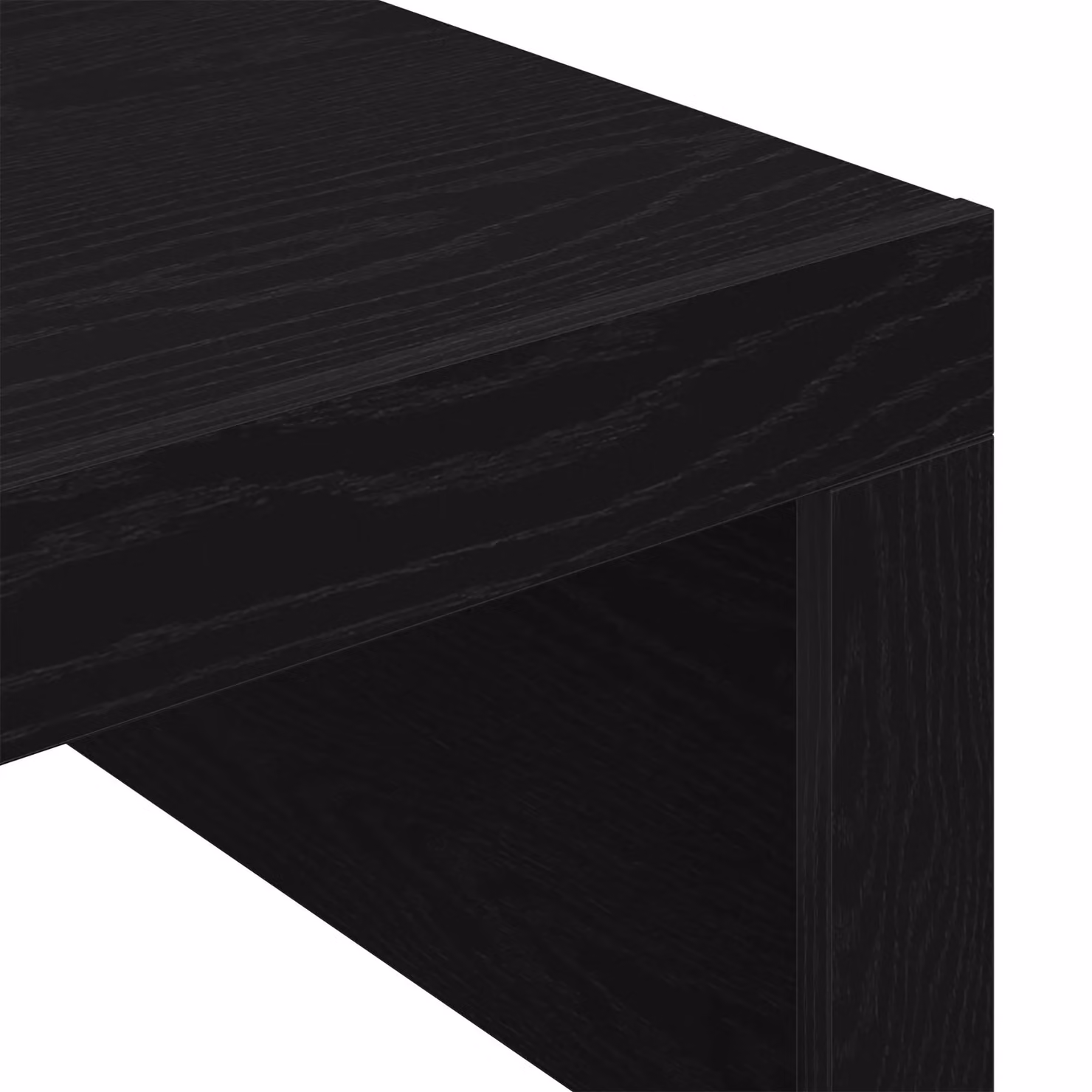 Berkfield Home Black Oak Coffee Table, W/D/H: 100 x 100 x 35 cm – 4